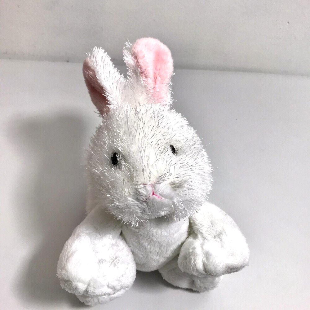 Ganz Webkinz White Bunny Rabbit 8" Plush Stuffed Animal Toy Gift